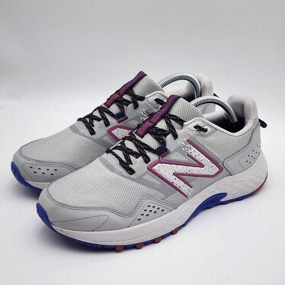 New Balance Women's 11 Men's 9.5 T410 V8 Trail Tennis Walking Lace Up Shoes Gray - Picture 6 of 14